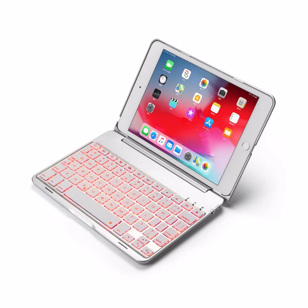 Чехол-клавиатура для Apple iPad mini 5, Чехол для iPad mini 4 mini5 mini4 A2133 A2124, 7 цветов, bluetooth-клавиатура с подсветкой