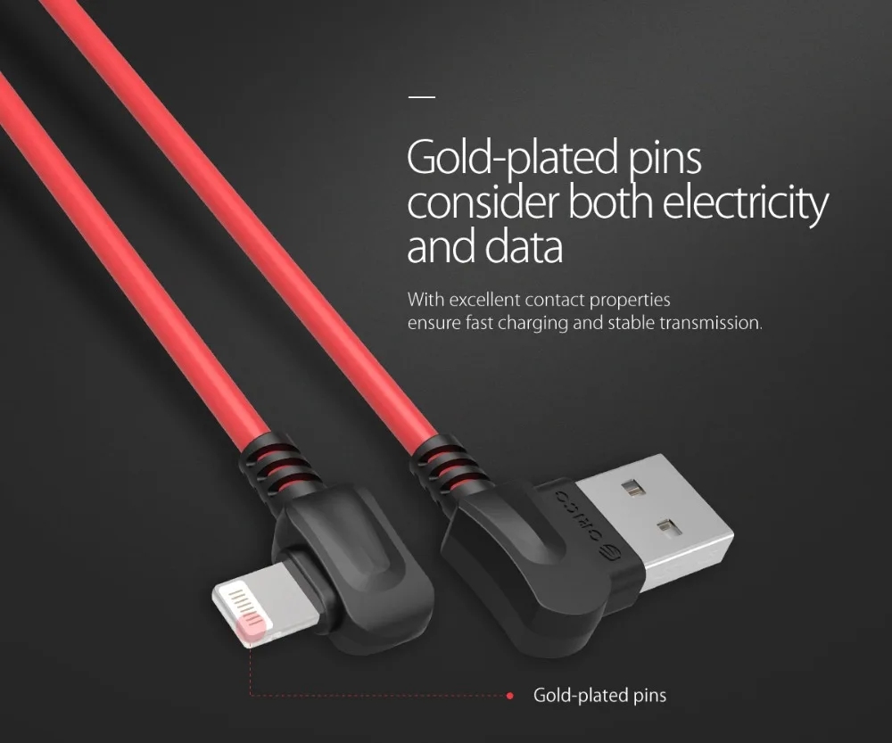 Usb-кабель ORICO для iPhone Apple X 8 7 6 5 6 S plus Кабель для быстрой зарядки кабель мобильного телефона адаптер для зарядного устройства usb-кабель для передачи данных
