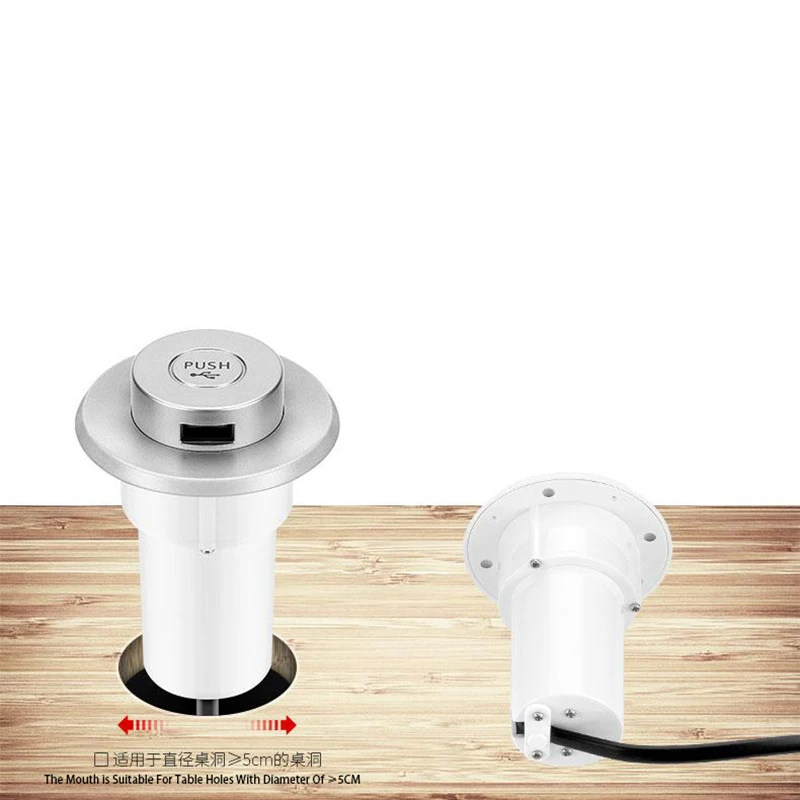 Новинка офисный стол с ручным прессованием 5 см круглым отверстием usb 2 0|computer