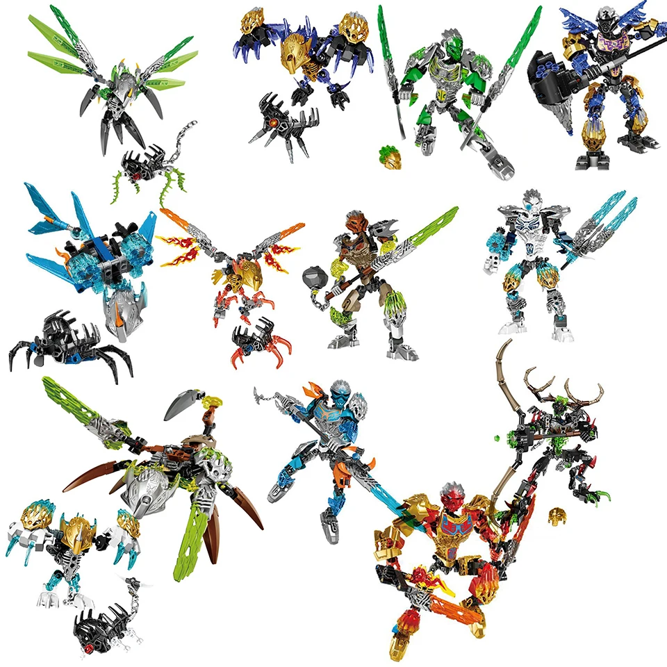 Совместим с Мстителями Супер Герои Bionicle CALI мастер воды фигурки строительные