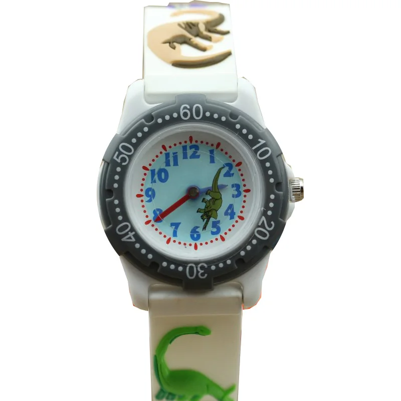 

Luxury Brand dinosaur 3D Cartoon Watch 2017 NEW kids Watch cute The best gift silicone wristwatch jelly watch