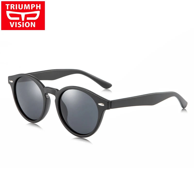 Солнцезащитные очки в стиле ретро TRIUMPH VISION круглые солнцезащитные винтажном