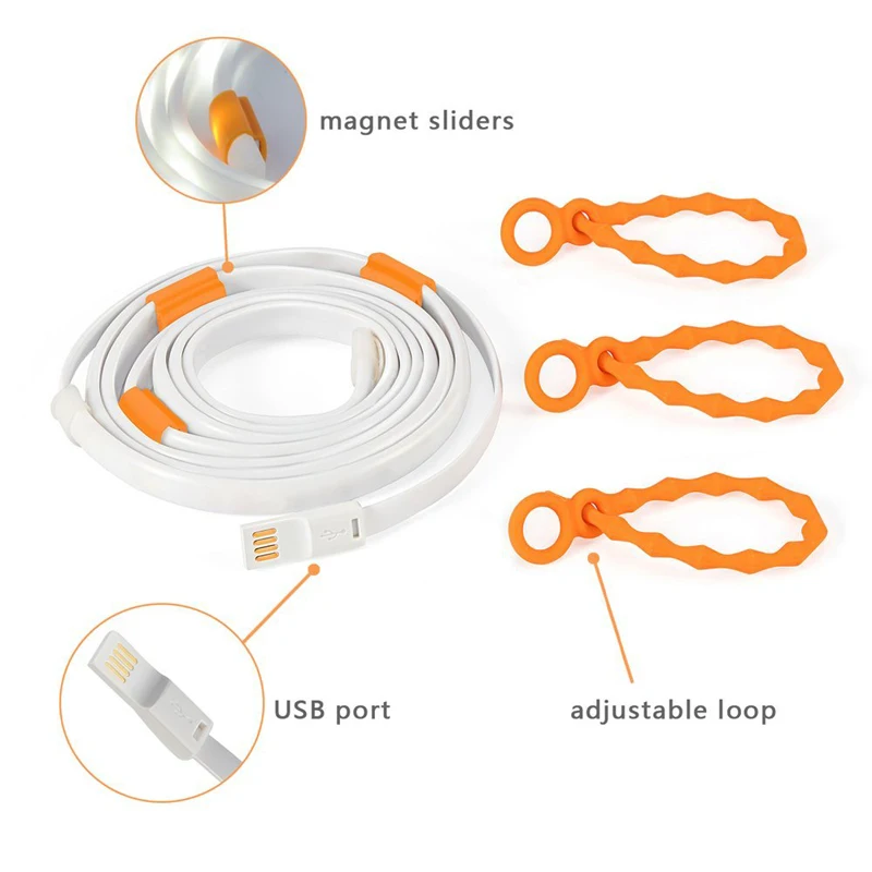 CHICLITS наружная Светодиодная лампа IP67 1 5 м в USB мощность веревка свет для кемпинга