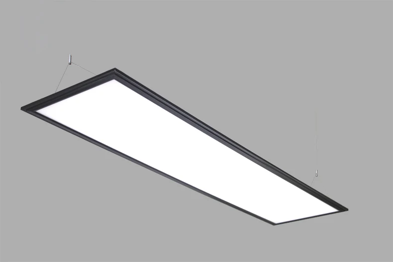 ZX Modern LED Aluminum Panel Light Simple Chip Office Chandelier Rectangular Dining Room Study Ultra-thin Acryl Flat Lamp | Лампы и