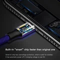 Baseus USB Cable For iPhone 12 11 Pro Max X XR XS 8 7 6 6s 5s iPad Fast Data Charging Charger USB Wire Cord Mobile Phone Cables