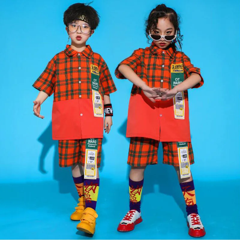 Детская одежда для бальных танцев в стиле хип хоп девочек и мальчиков костюмы