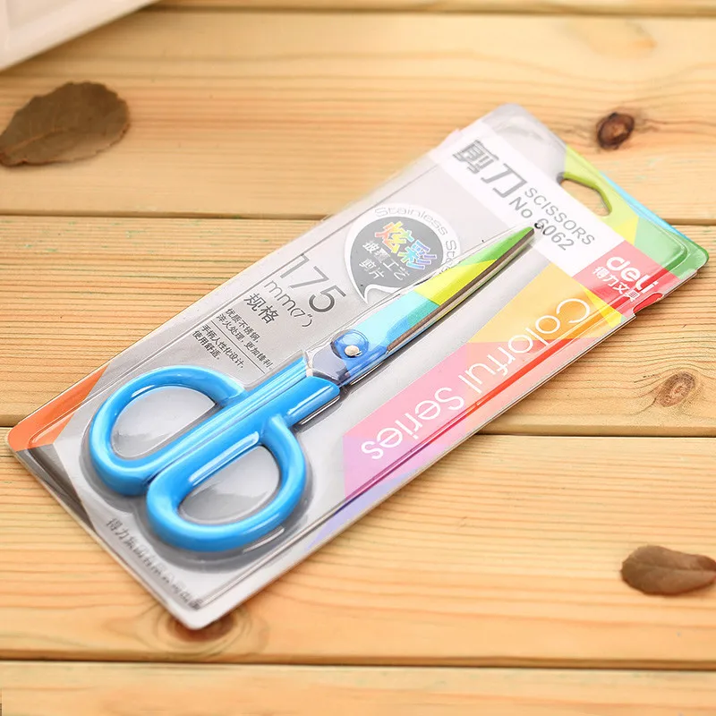 1 шт./лот прочные Цветные Ножницы из нержавеющей стали с принтом для школы