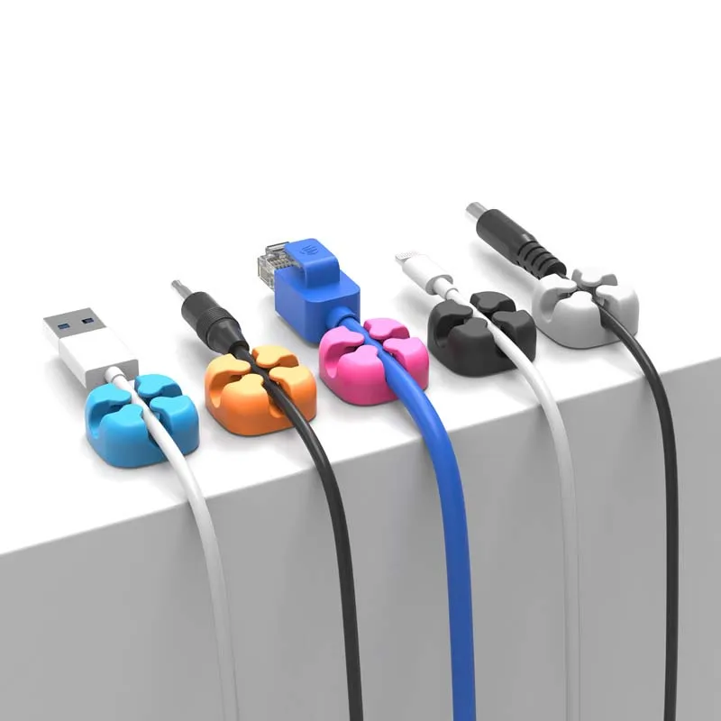 5 шт., силиконовые намотки для кабелей и наушников