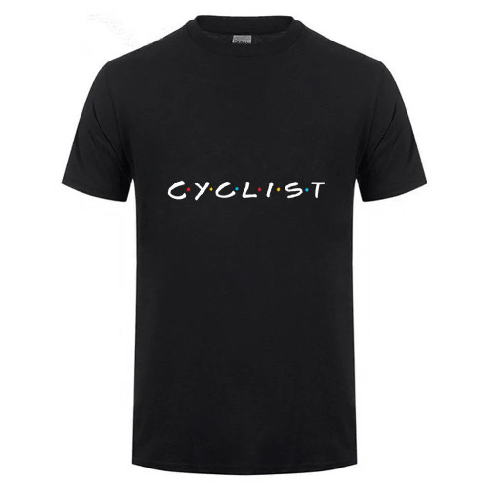 2018 Mountain Biking MTB T Shirt Brand Clothes Bicycles Logo printed shirt cyclists are friends T-Shirt Boyfriend's Day Gift | Мужская