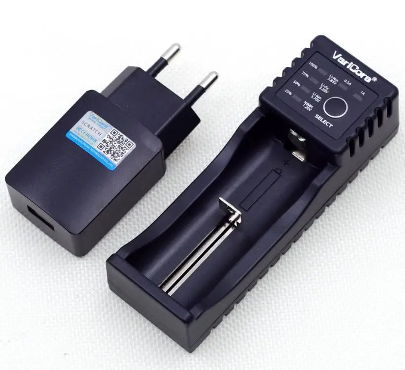 VariCore U4 18650 26650 18350 16340,14500, 10440 26500 литиевое железо 3,2 V 1,2 V 3,7 V NiMH AA AAA SC/S зарядное устройство для электронной сигареты - Цвет: U4 and 5V 1A