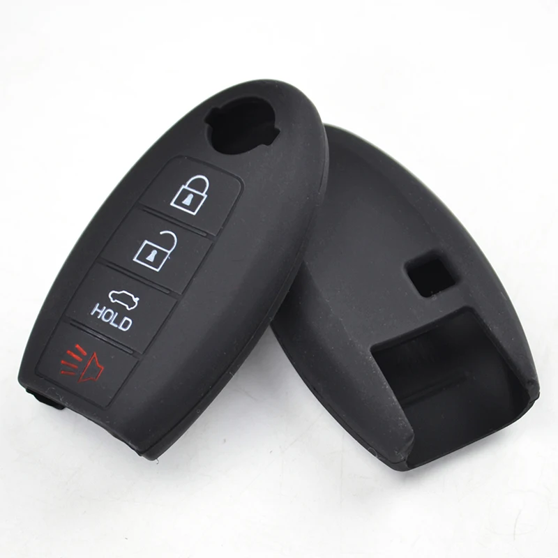 Силиконовый чехол с 4 кнопками для Nissan 370Z Altima Maxima Murano Rogue Sentra Versa Titan|key case for car|car key