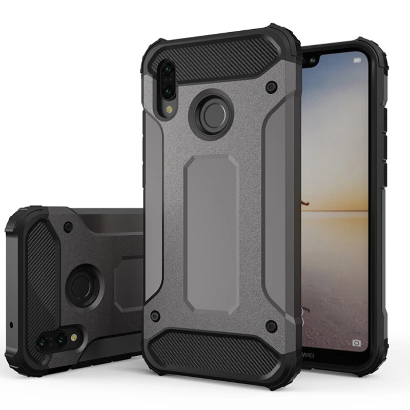 Для Huawei P20 Lite чехол для pro защитный Броня бампер ударопрочный Прочный силиконовый