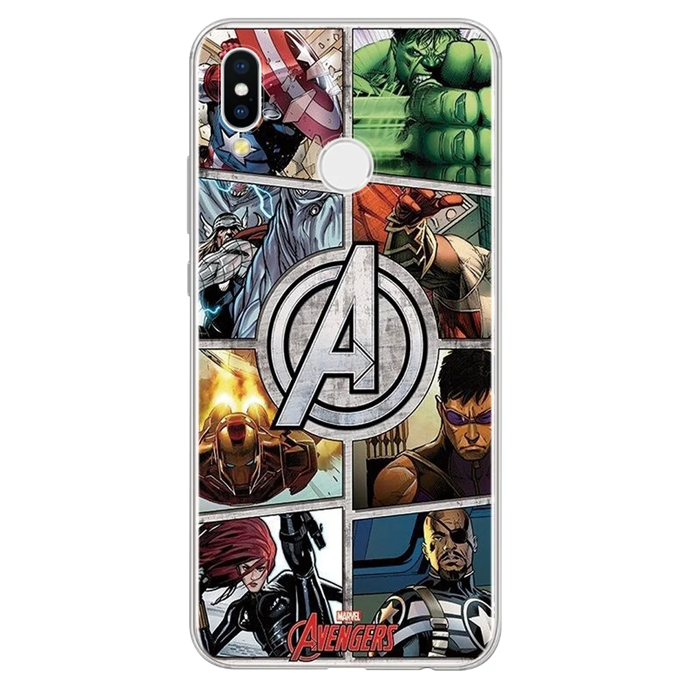 С принтами "Marvel", "Мстители", "Человек-паук" Чехол для huawei Honor Play 8X10 9 Lite 8A 5C 5X6 6A 6C 6X7 7i 7X 7A Pro 7C 8 8C V9 V10 вид 20 чехол