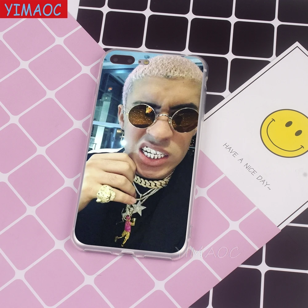 YIMAOC Lil Peep Bad Bunny Maluma дизайн мягкий чехол TPU для iPhone 8 7 6 6S Plus 5 5S SE X XR XS 11 Pro Max.