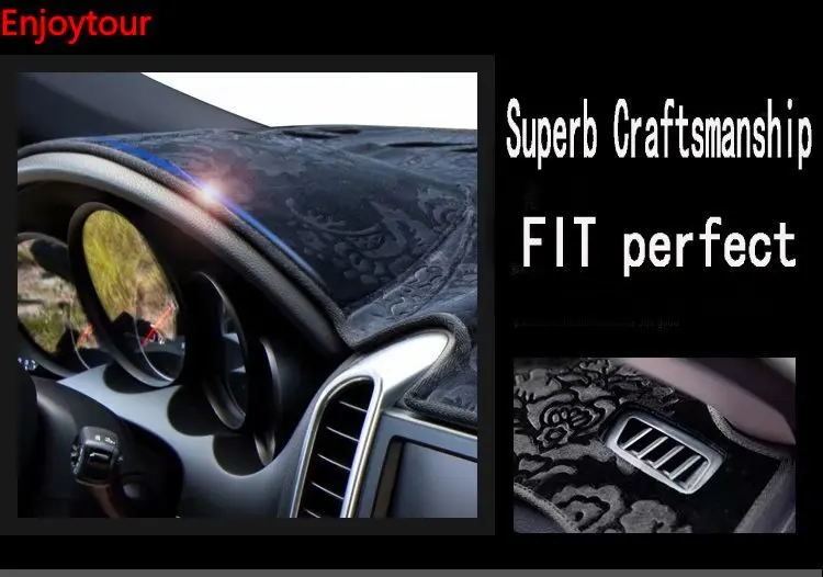 Фланелевые коврики для Hyundai Sonata 2015 2016 2017 2018 2019 приборная панель коврик в машину