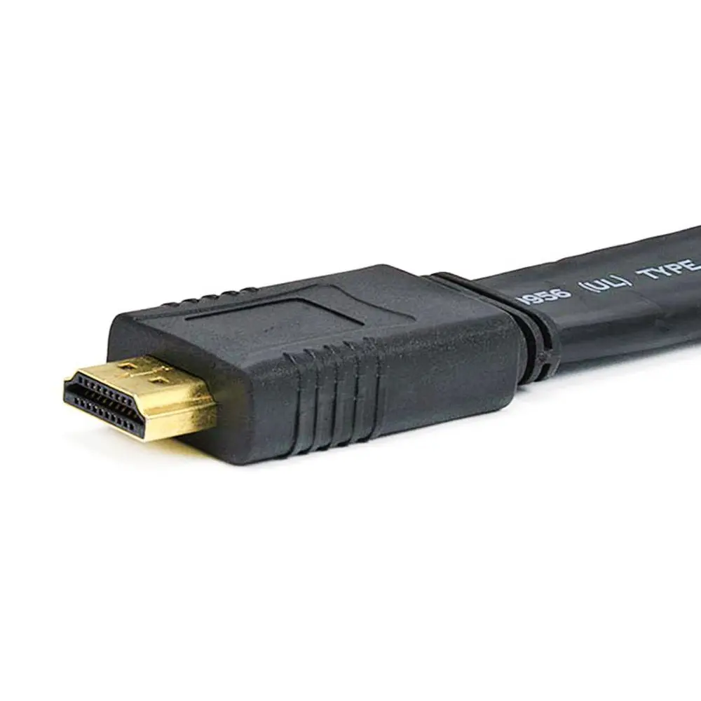 3FT 0 3 M 5 1 3M 5M 10M позолоченный штекер Мужской HDMI кабель 4 Версия плоская линия