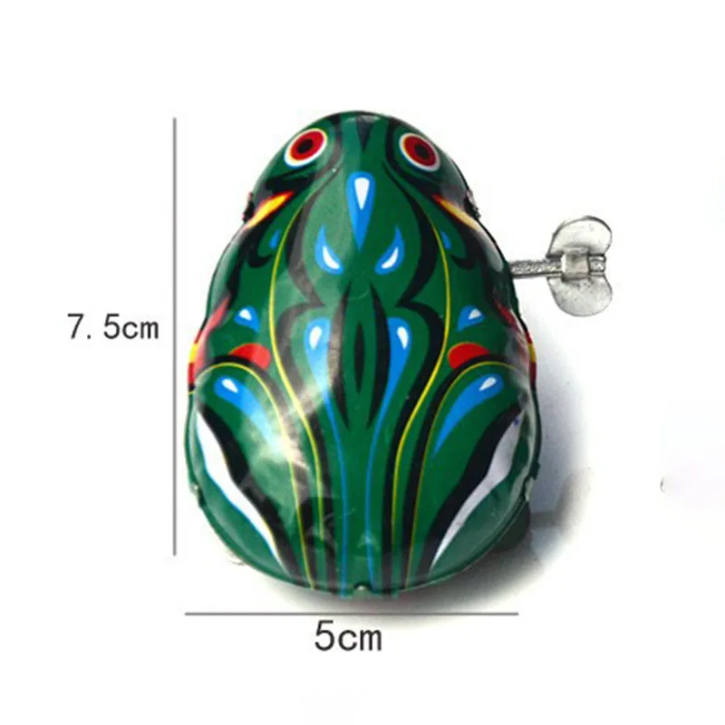 Заводная игрушка с прыгающей лягушкой винтажное животное для детей мальчиков и