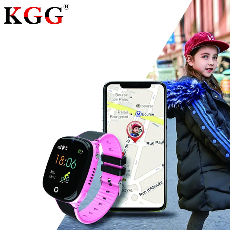 Умные часы детские gps водонепроницаемые носимые устройства SOS Вызов дети