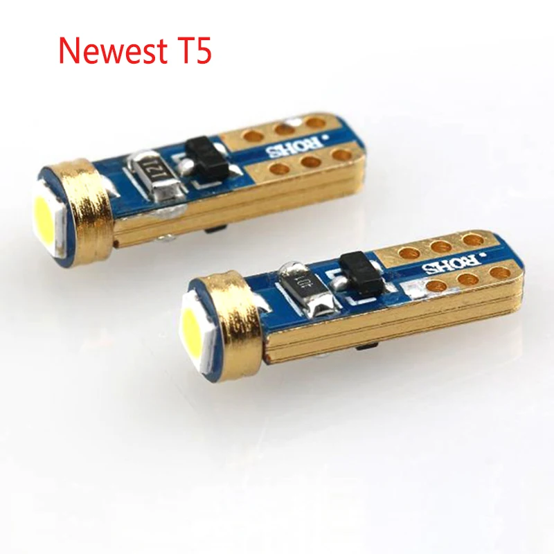 50 шт. осветительные приборсветильник лампы высокой мощности T5 W3W 3030 1SMD 12 В |