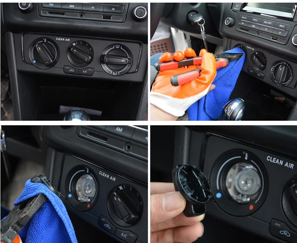 Автомобильный переключатель кондиционера для Volkswagen VW Golf4 MK4 Bora Passat B5 AC Регулятор тепла автомобильные аксессуары, автомобиль-Стайлинг