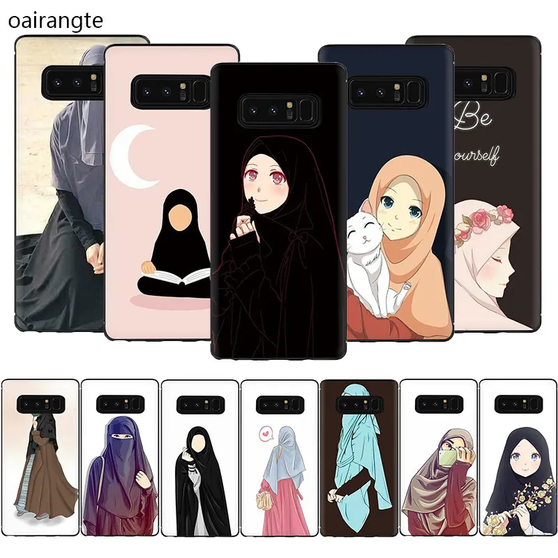 Исламский мусульманский хиджаби Женский мягкий чехол для телефона Galaxy A2 Core A6 7 8 9