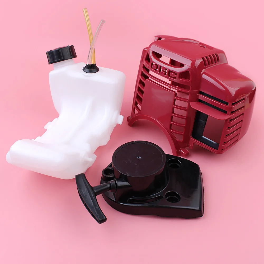 

Top Cylinder Engine Cover Recoil Pull Starter Fuel Tank Kit For Honda GX35 GX 35 4 Stroke Engine Trimmer Lawn Mower Parts