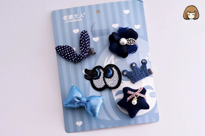 

Spring New 6pcs Girls Colorful Hairpin Sets Kids Children Lovely Cute Headwear Headdress Clip Baby Infant Gifts Hair Accessories