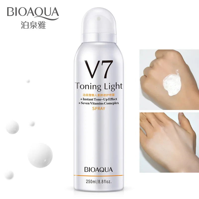 BIOAQUA V7 мышц свет молодежи днем летом пополнение увлажняющий корректор спрей щит