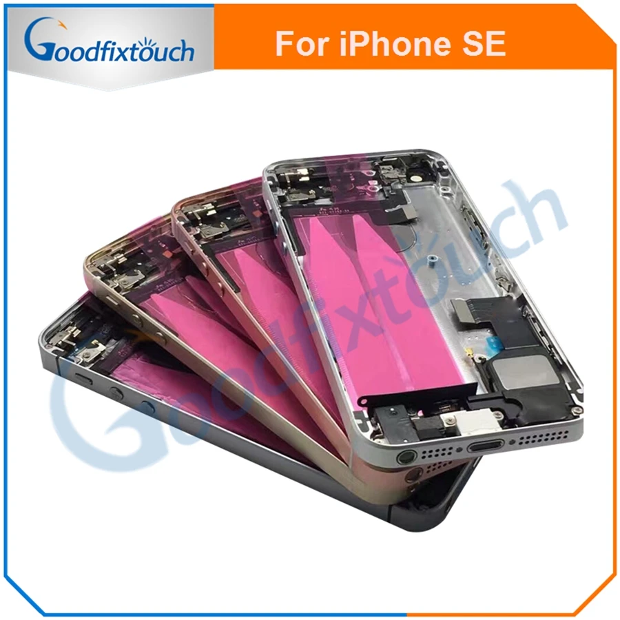 Корпус для iPhone SE задняя средняя рама корпус с полным корпусом крышка