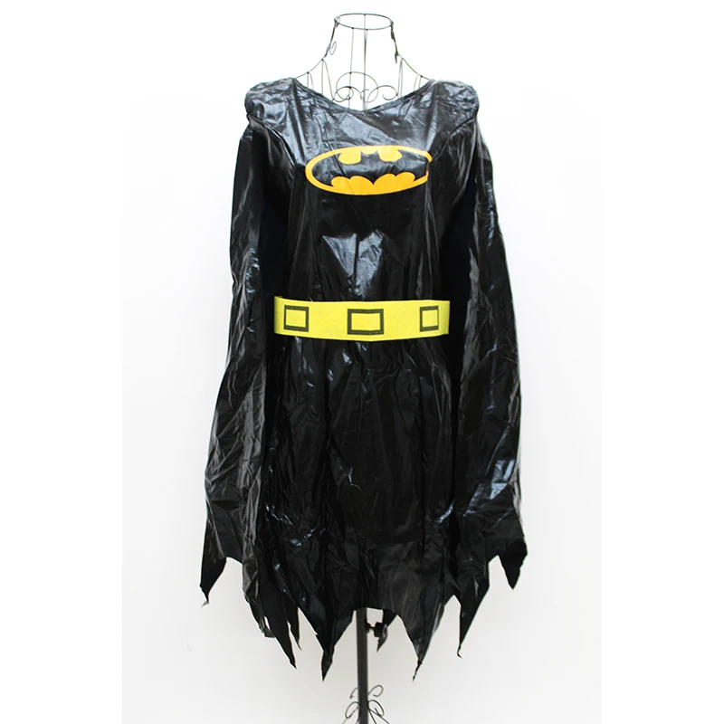Высокое качество черный костюм Бэтмена для взрослых batgirl сексуальный супергерой косплей маска накидка чудо-женщина костюмы Хэллоуин для женщин