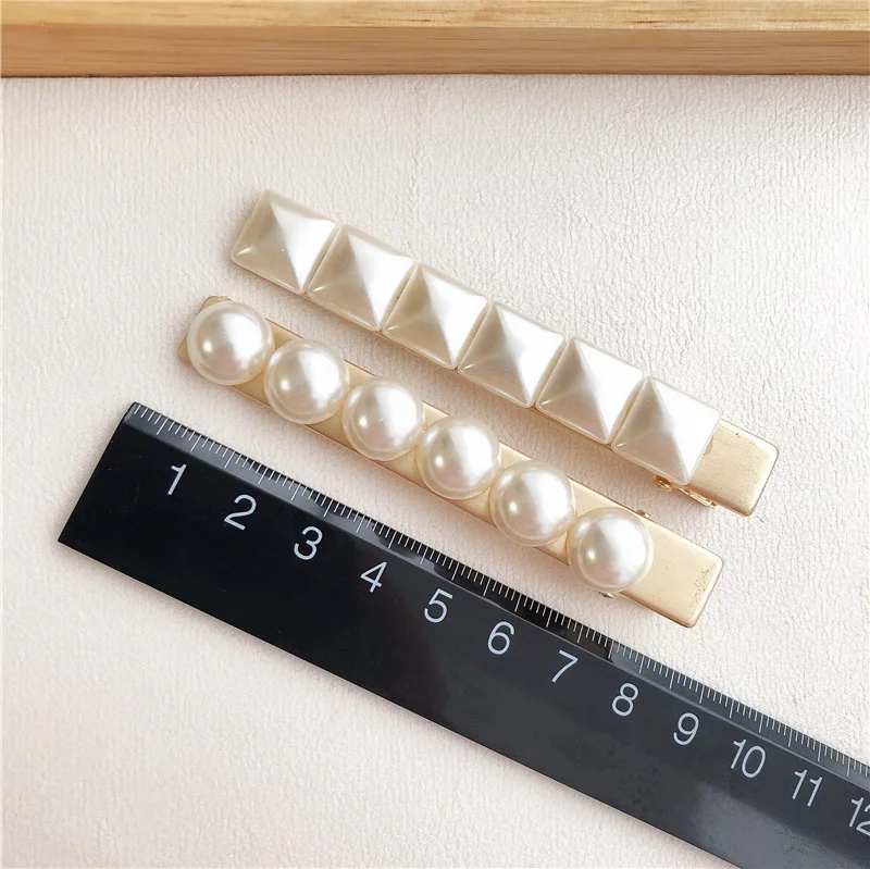 Fashion pearls Hairpins Hair Accessories for Women Girls Side clips Clips Elegant lady Barrette Headwear |