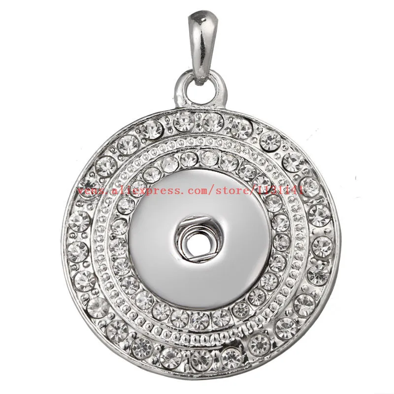 sublimation necklaces pendants round fashion button pendant hot transfer printing blank consumable 15pieces/lot new style | Украшения и