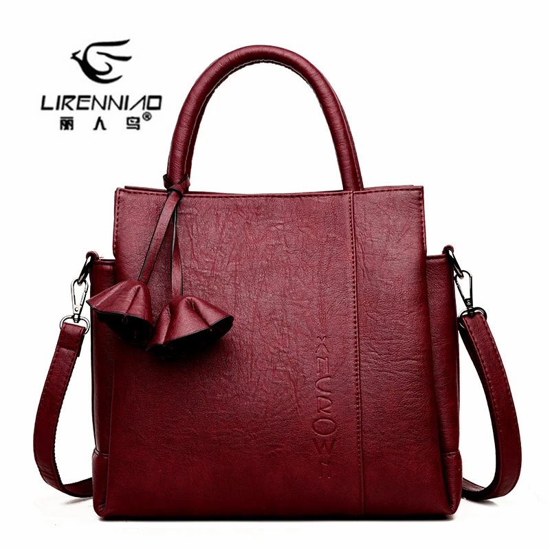 LIRENNIAO Fashion Handbag Women Crossbody Bag NEW Plaid PU Bolsas Femininas Luxury Handbags Bags Designer Sac Casual Tote | Багаж и сумки