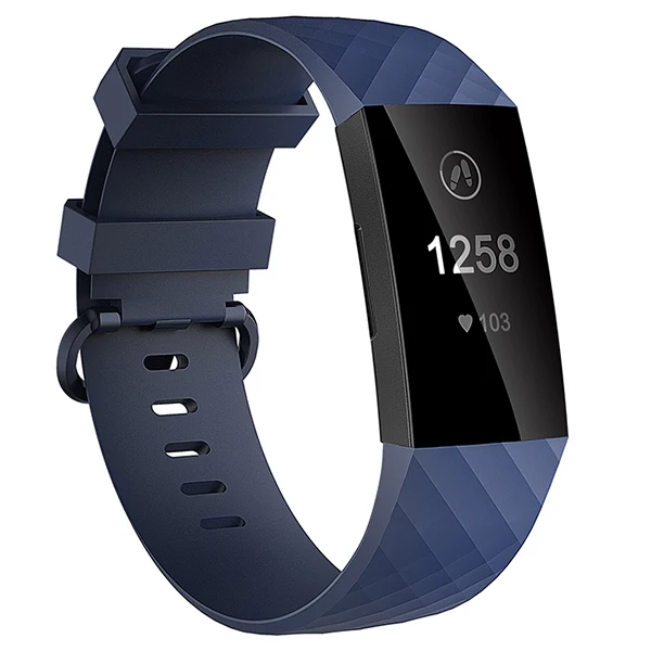 Dark Blue Baaletc ремешок для Fitbit Charge 3 Смарт-часы браслет фитнес-часы ремешок для мужчин t для Fitbit Charge 3 для женщин мужчин - Цвет: Dark Blue