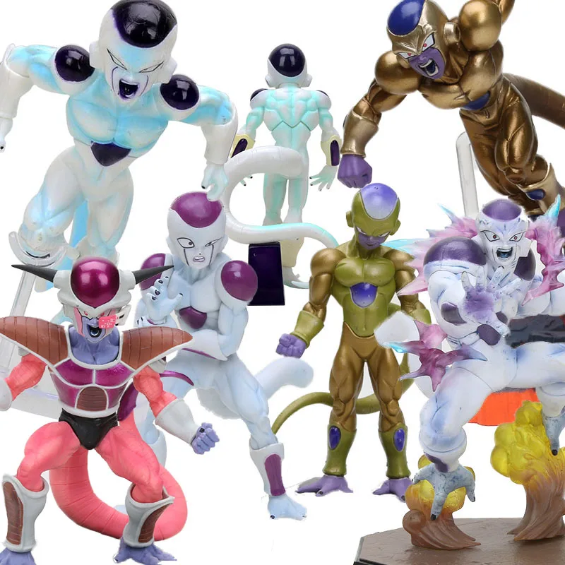 Dragon Ball Z фигурку воскресение F Frieza freeza морозильная камера DXF с рисунками из комикса «Жемчуг дракона», golden Frieza ПВХ фигурка игрушки для детей, подарки для детей
