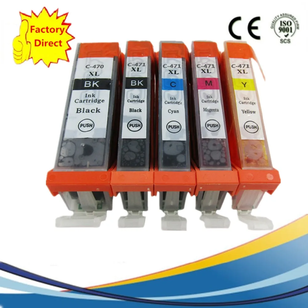 PGI 470 PGBK XL 470PGBK PGI470 Замена чернильных картриджей для Canon Pixma MG5740 MG6840 MG7740 MG 5740 6740|ink