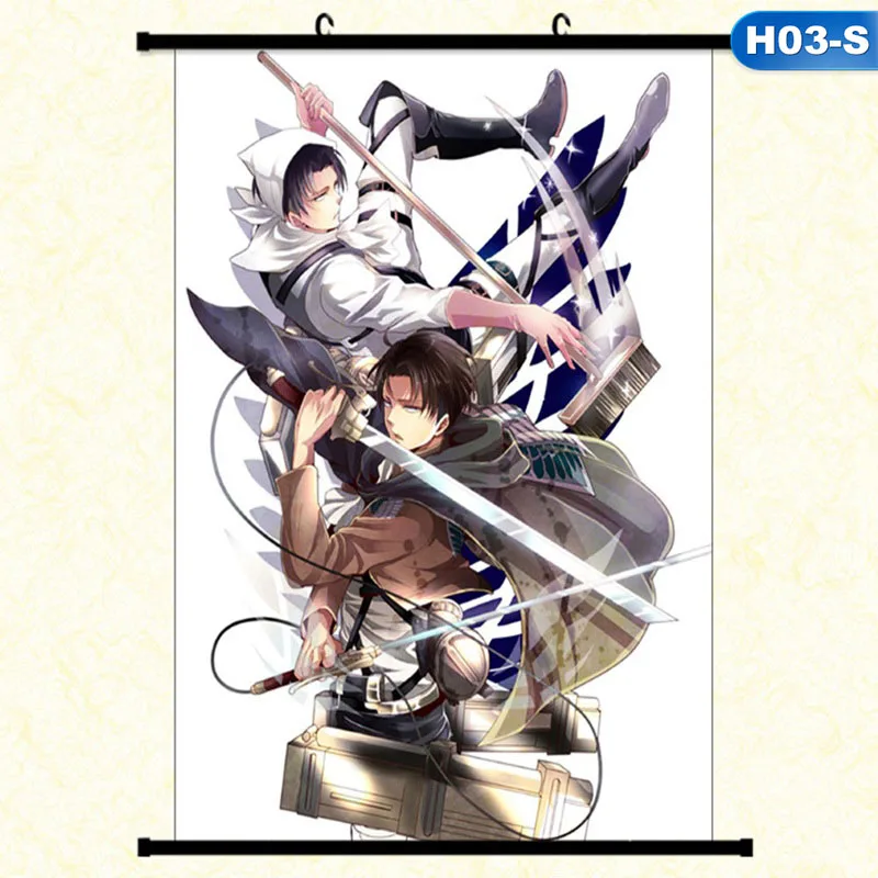 3 Домашний декор атака на Титанов Shingeki no Kyojin Косплей свиток - Color: 3