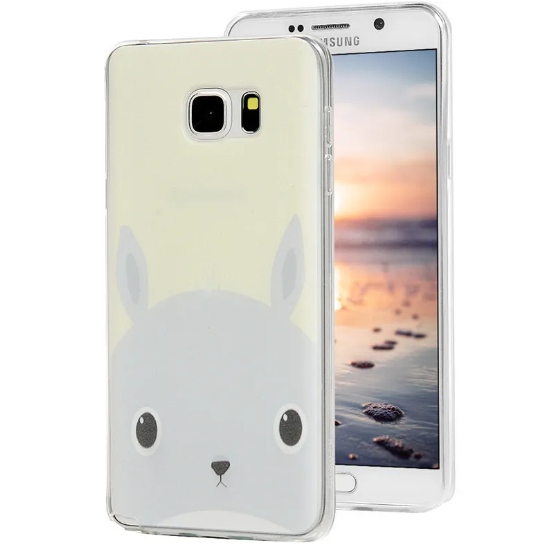 3D Фламинго Мягкий ТПУ чехол для samsung Galaxy Note 5 ультра тонкий прозрачный Note5 защитный