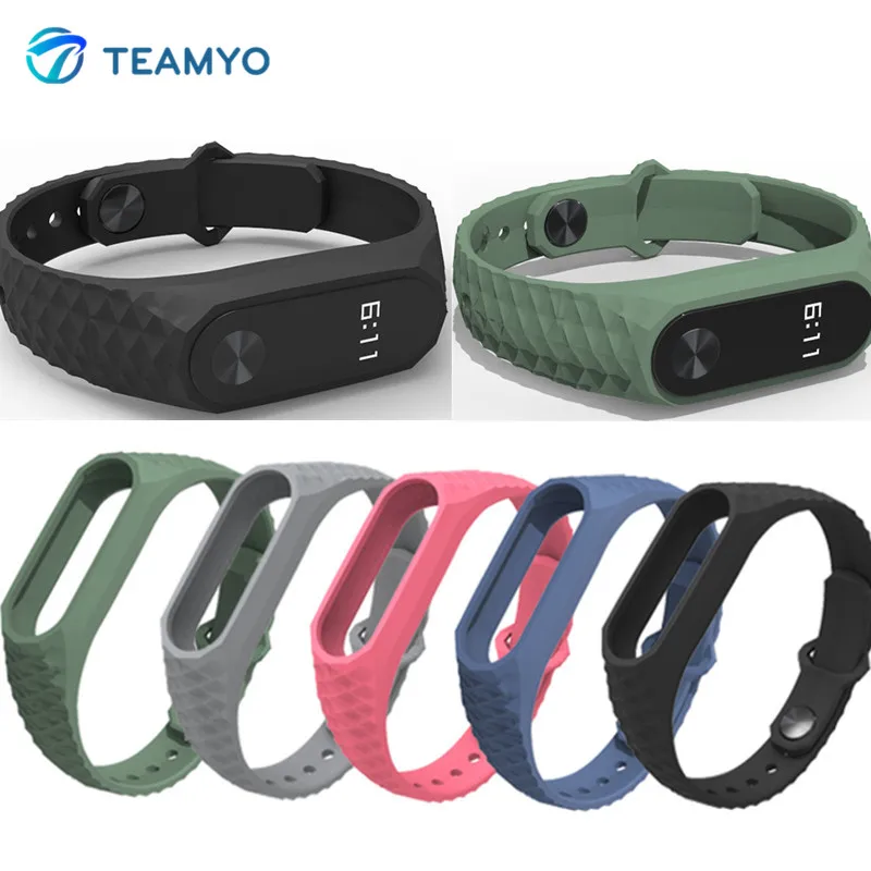 Сменный ремешок Teamyo Xiaomi Mi Band 2 для браслета Xiomi Miband miband2 умный браслет аксессуары