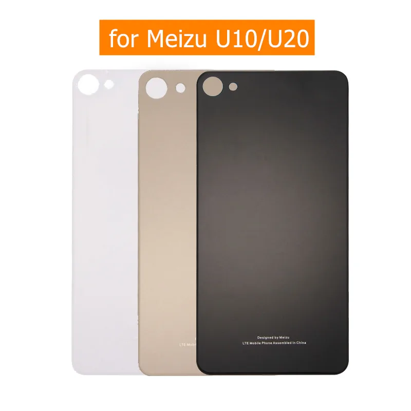 Для Meizu U10/U20 стеклянная задняя крышка батарейного отсека корпуса для U 10 20 Замена