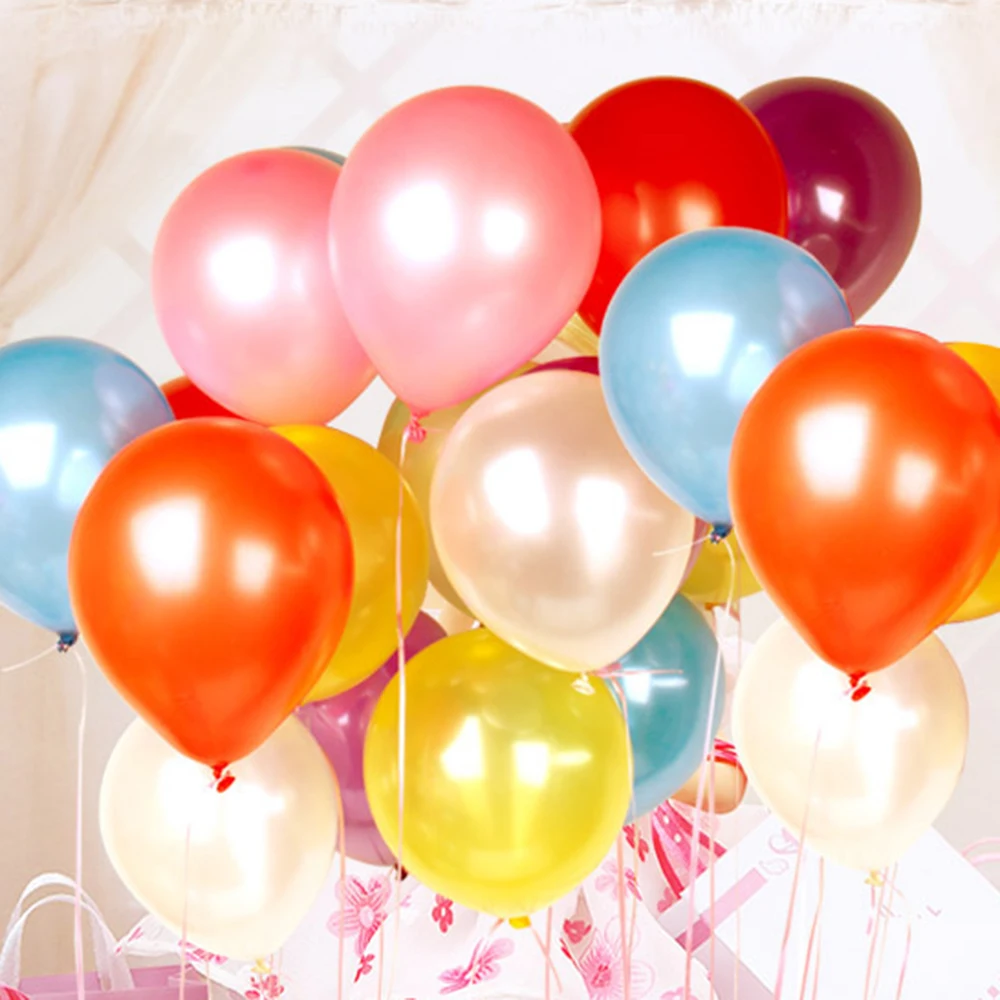 Colorful Ballon Разноцветные Круглые латексные шарики на Рождество/День рождения/свадьбу/вечерние/украшения/День Святого Валентина игрушки для детей 100 шт./лот - Цвет: Colorful Ballon