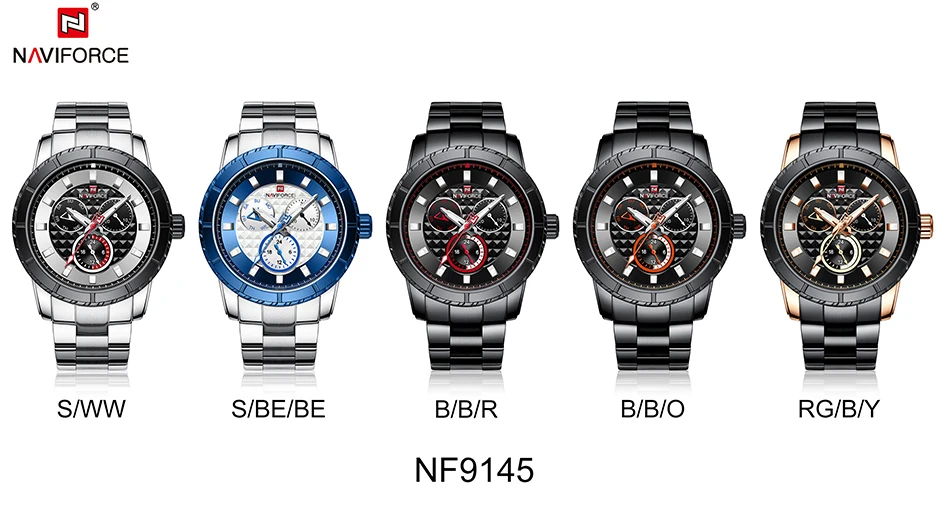Новинка NAVIFORCE мужские классические часы Топ люксовый бренд Бизнес Мода Кварцевые водонепроницаемые спортивные часы для мужчин Relogio Masculino