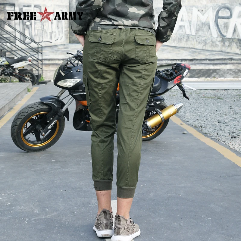 FreeArmy Брендовые женские брюки 2019 дышащие хлопковые камуфляжные повседневные