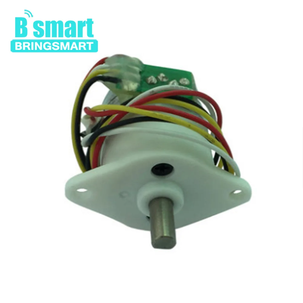 Мини шаговый двигатель Bringsmart GM15BY 5 12 В постоянного тока мотор редуктор 6 в для