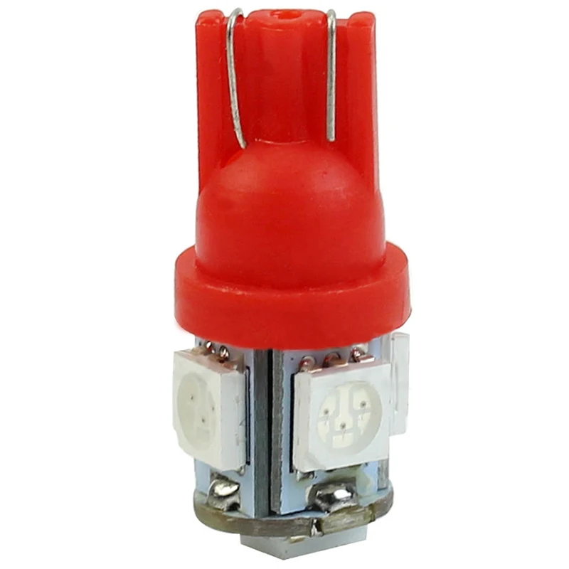 JX LCLYL 10 шт. T10 194 168 W5W 5050 5LED автомобиля Клин Ширина хвост светильник лампа