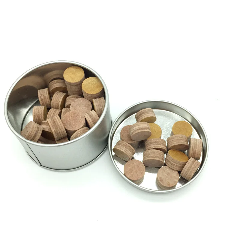 Бесплатная доставка 10 шт./лот новые коричневые наконечники для кия Carom 13 мм 6 слоев