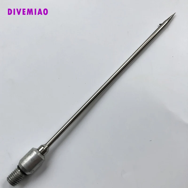 aluminum DIVEMIAO полесгрушевый наконечник/ручное копье одиночный наконечник - Цвет: aluminum