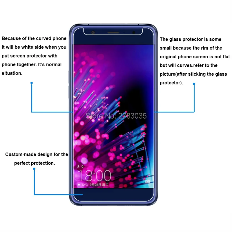 Для Hisense A2 Pro / A2pro 5 &quotНовинка твердость 9H 2.5D ультратонкое закаленное зеркальное