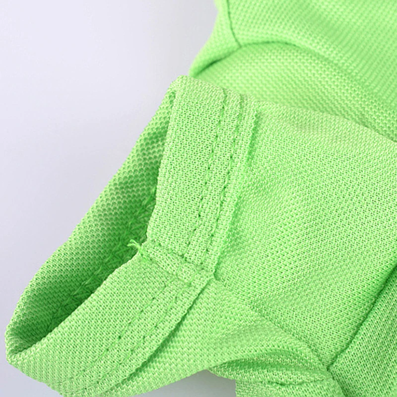 Весенне-осенняя одежда ярких цветов для милых питомцев собак короткий рукав поло