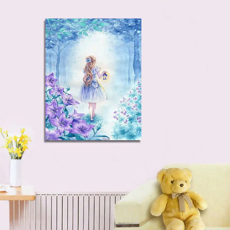 Алмаз Живопись Полный Детей Мультфильм Герои Мультфильмов Милые Девушки вышивка